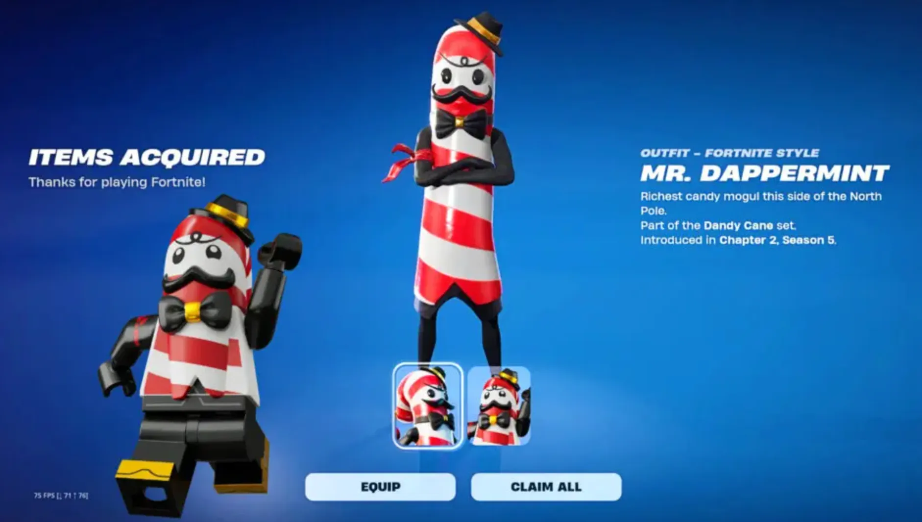 How to Get the Mr Dappermint Skin For Free in fortnite
